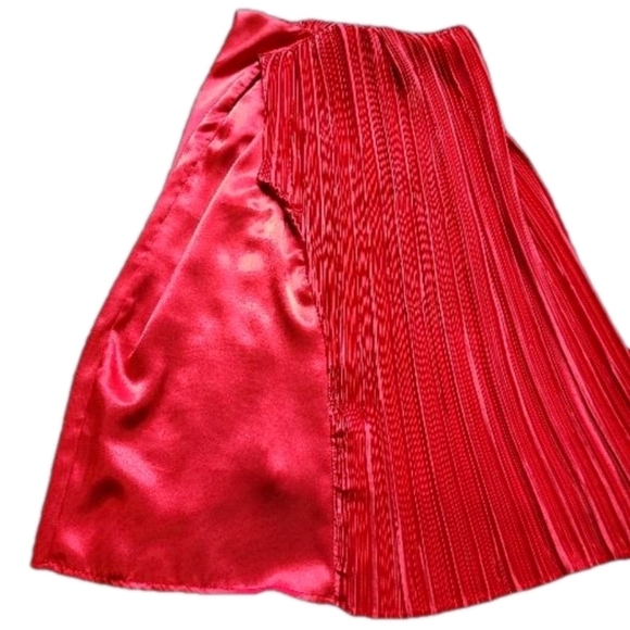 Women's Esprit vintage cap sleeves red blouse, size small to medium - Picture 5 of 10